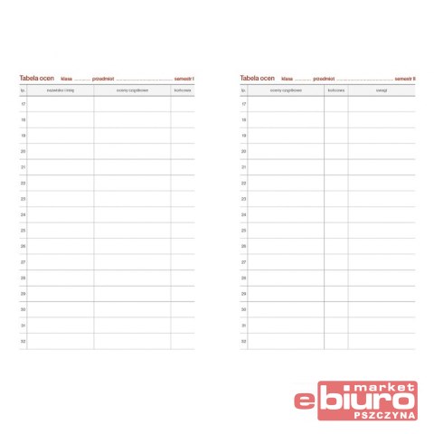 KALENDARZ NAUCZ B6 DZIENNY NEBRASKA Z GUMKĄ GRANAT