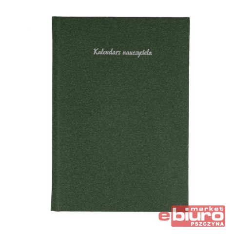 KALENDARZ NAUCZYCIELA A5 TYGODNIOWY NATURA ZIELONY