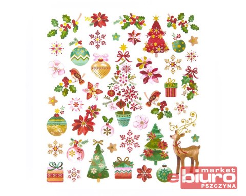 NAKLEJKI KOLOROWE ŚWIĘTA 43 SZT DPNK-022 DALPRINT