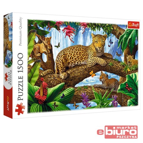 PUZZLE 1500 ODPOCZYNEK WŚRÓD DRZEW 26160 TREFL