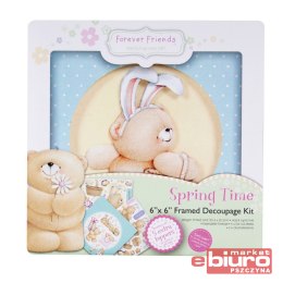 ZESTAW DO DECOUPAGE - RAMKA - FOREVER FRIENDS