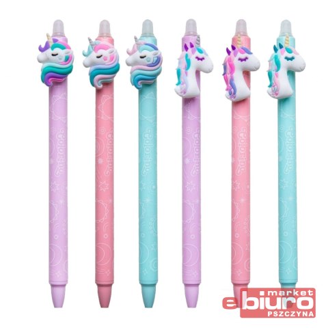 KIDS DŁUGOPIS WYMAZ AUTOM UNICORN COLORINO SCHOOL