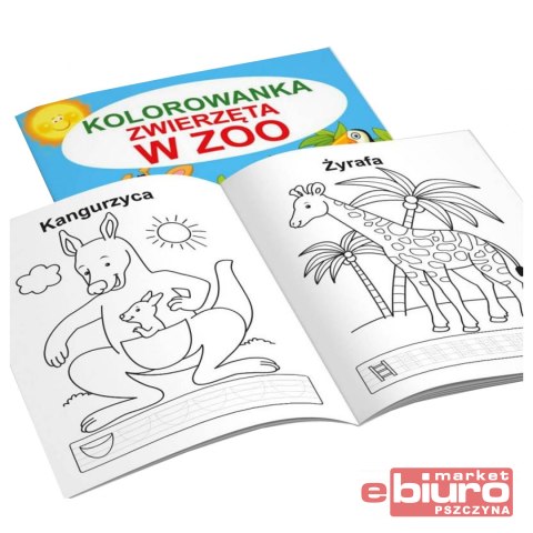 KOLOROWANKA ZWIERZĘTA W ZOO MARTEL