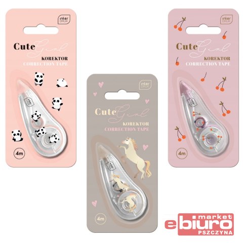 KOREKTOR W TAŚMIE 4M CUTE GIRL INTERDRUK