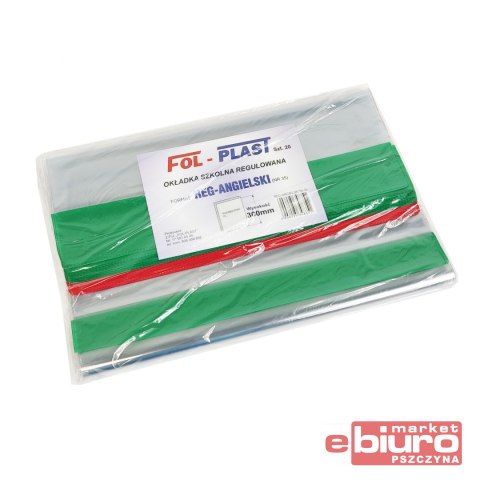 OKŁADKA SZKOLNA REGULOWANA ANGIELSKI (300MM)