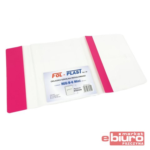 OKŁADKA SZKOLNA REGULOWANA B-6 MINI (232mm)
