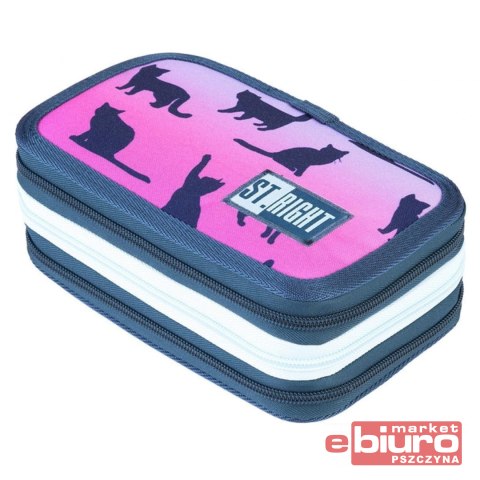 PIÓRNIK POTRÓJNY Z WYP. NIGHT CATS