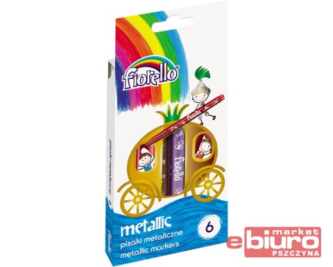 PISAKI METALIC FIORELLO GR-129 6 KOLORÓW