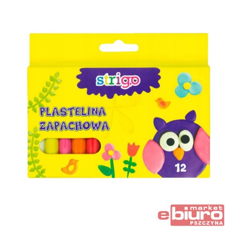 PLASTELINA 12 KOLORÓW SSC008 STRIGO