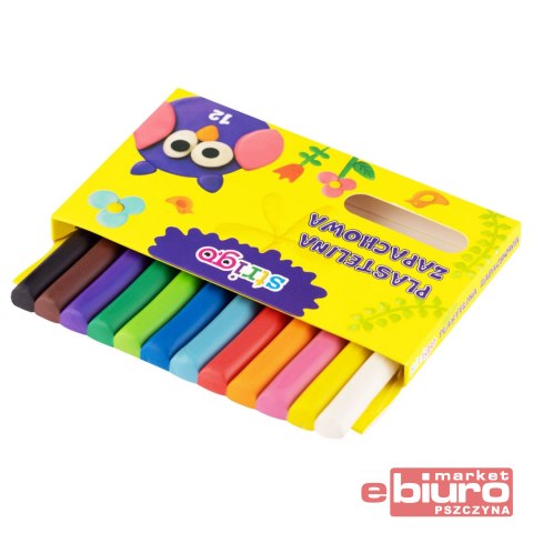 PLASTELINA 12 KOLORÓW SSC008 STRIGO