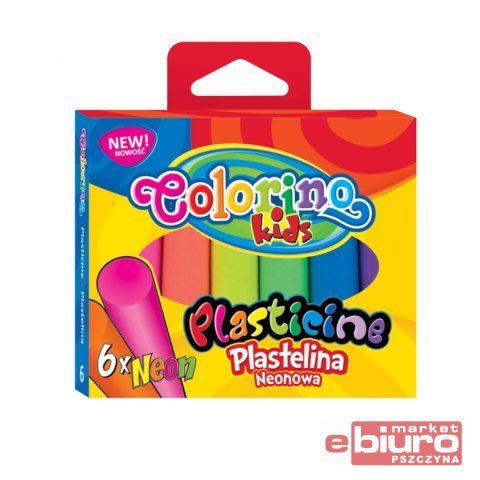 PLASTELINA COLORINO 6 KOLORÓW NEON