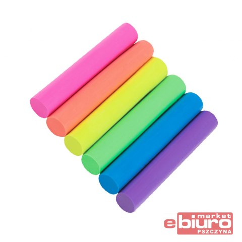 PLASTELINA COLORINO 6 KOLORÓW NEON