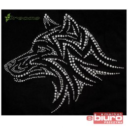 TERMO APLIKACJA Z KAMIENI HOT FIX WILCZEK