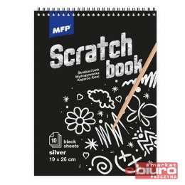 WYDRAPYWANKA BLOK 26X19CM CZARNA S HOLO MFP