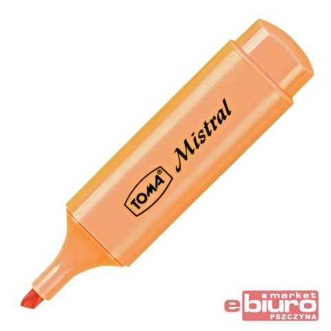 ZAKREŚLACZ MISTRAL PASTEL POMARAŃCZ T0-334