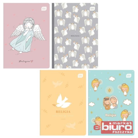 ZESZYT A5 32 KARTEK KRATKA RELIGIA PODDRUK