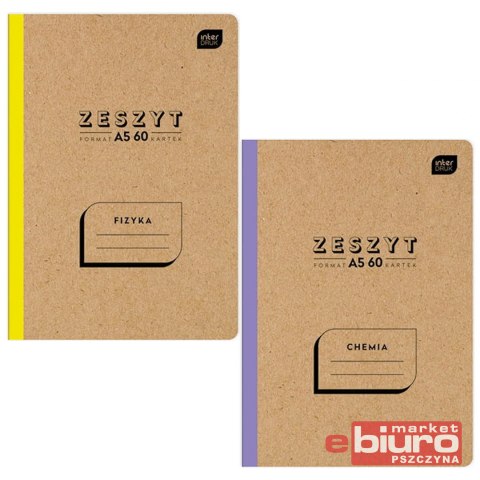 ZESZYT PRZEDMIOTOWE A5 60 MIX 1 ZESTAW 10 SZT. INT