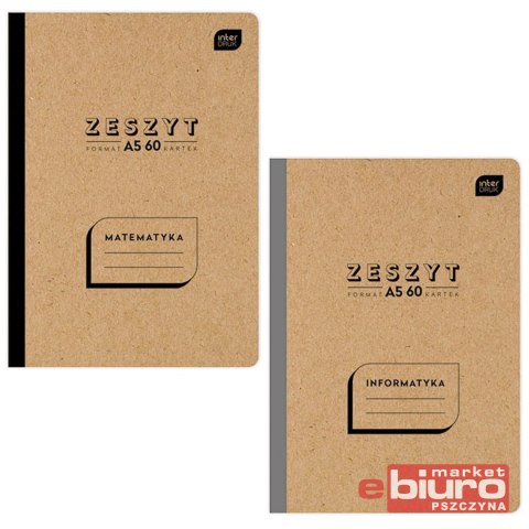 ZESZYT PRZEDMIOTOWE A5 60 MIX 1 ZESTAW 10 SZT. INT