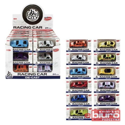 AUTO OSOBOWE METALOWE 11CM MOJE MIASTO MC