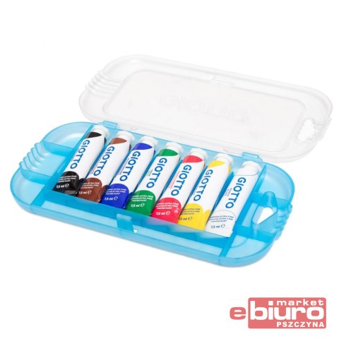 FARBY TEMPERY GIOTTO 7 KOLORÓW W TUBACH 7,5ML 3015