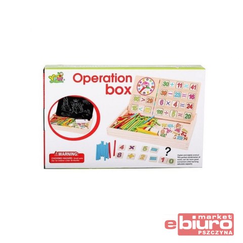 GRA EDUKACYJNA DREWNIANA LICZMAN PATYCZKI MC