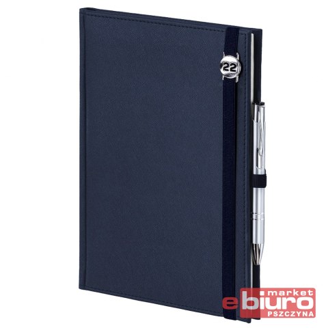 KALENDARZ A5 DZIENNY CROSS Z GUM. Z DATÓWKĄ GRANAT