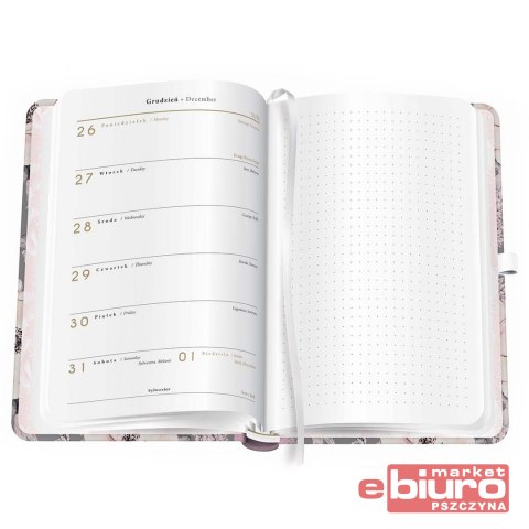 KALENDARZ KSIĄŻKOWY A5 192 MAT+UV BOTANIC INTERDRU
