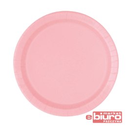 TALERZYKI PAPIEROWE J.RÓŻOWY 23CM 8SZT GODAN