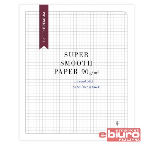 ZESZYT A5 60 KARTEK KRATKA 90G ACADEMY PASTEL