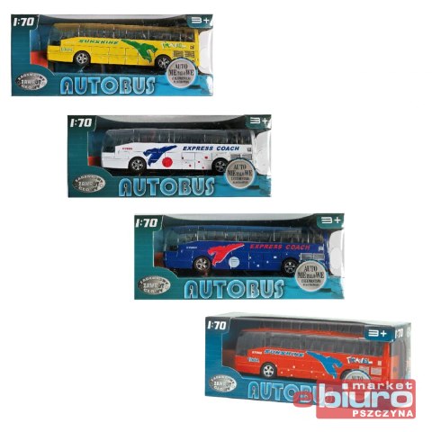 AUTODROM AUTOBUS METAL ŚWIATŁO DŹWIĘK 2629