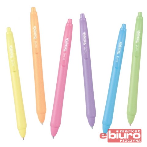 DŁUGOPIS NIEBIESKI PASTELOWY COLORINO