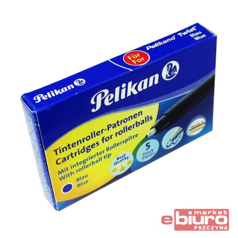 NABOJE PELIKAN GRAND PRIX KM/5 NIEBIESKIE KULKOWE