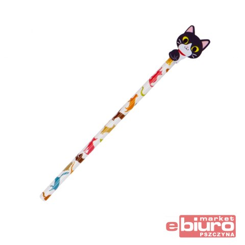 OŁÓWEK Z GUMKĄ KOT INCOOD