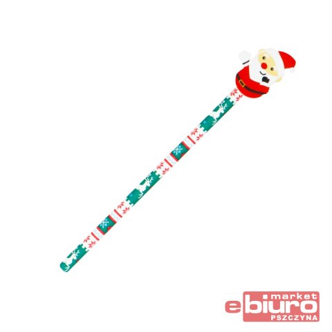 OŁÓWEK Z GUMKĄ MIKOŁAJ LIS PINGWIN BAŁWAN INCOOD