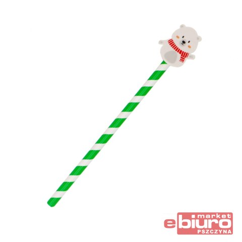 OŁÓWEK Z GUMKĄ MIŚ BAŁWAN RENIFER MIKOŁAJ INCOOD