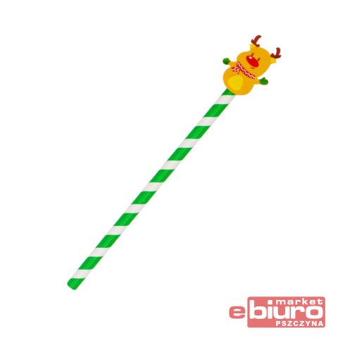 OŁÓWEK Z GUMKĄ MIŚ BAŁWAN RENIFER MIKOŁAJ INCOOD