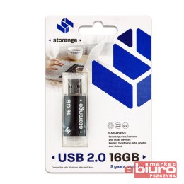 PENDRIVE STORANGE 16GB USB 2.0 BASIC CZARNY