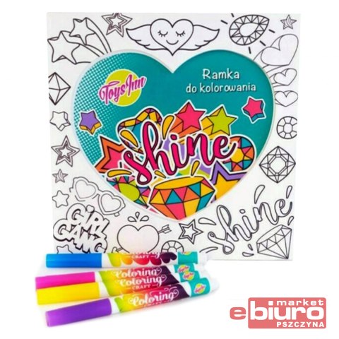 RAMKA MDF DO KOLOROWANIA SERCE STN 6086 STNUX