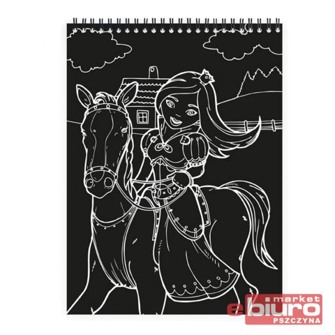 WYDRAPYWANKA BLOK 26X19CM MIX TĘCZA MFP