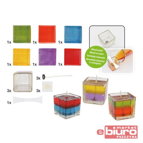 ZESTAW KREATYWNY ŚWIECZKI 1042126 MFP