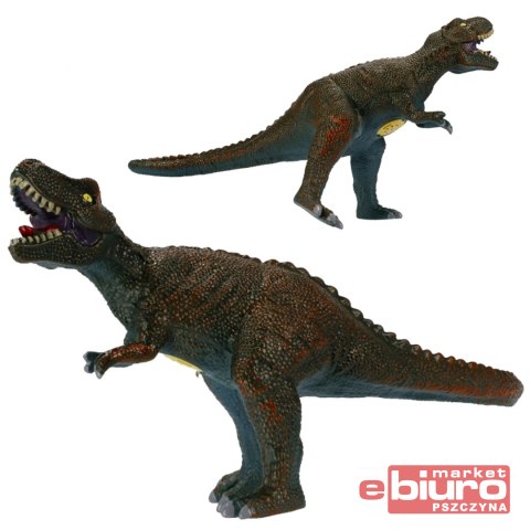 DINOZAUR GUMOWY Z DŹW 36CM MIX2