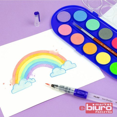 FARBY AKWARELOWE 12 KOL. (4 FLUO+ 8 METAL) 0531512