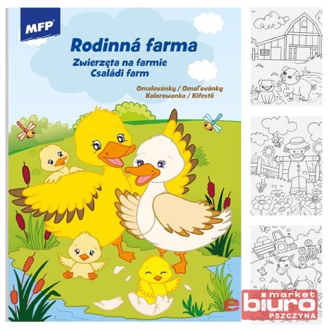KOLOROWANKA A4 MFP ZWIERZĘTA NA FARMIE 5301064