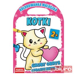 KOLOROWANKA MALUSZKA. KOTKI MARTEL