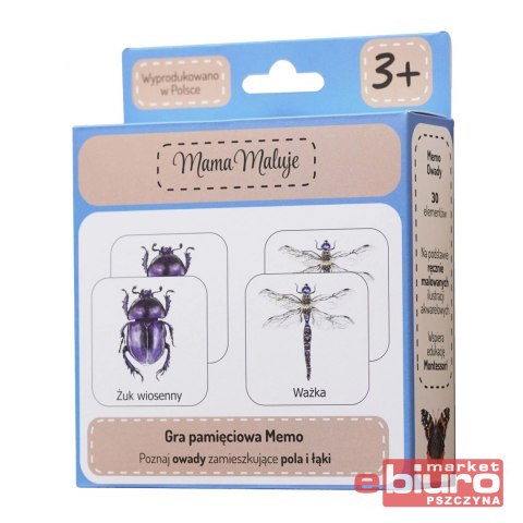 GRA PAMIĘCIOWA MEMO OWADY MAMA MALUJE