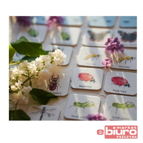 GRA PAMIĘCIOWA MEMO OWADY MAMA MALUJE