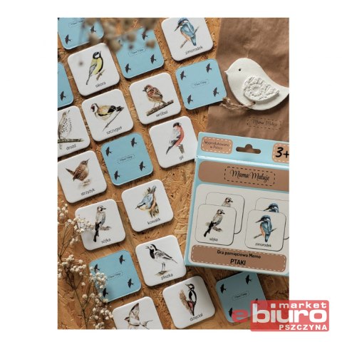 GRA PAMIĘCIOWA MEMO PTAKI MAMA MALUJE