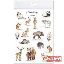 NAKLEJKI ZWIERZĘTA LEŚNE