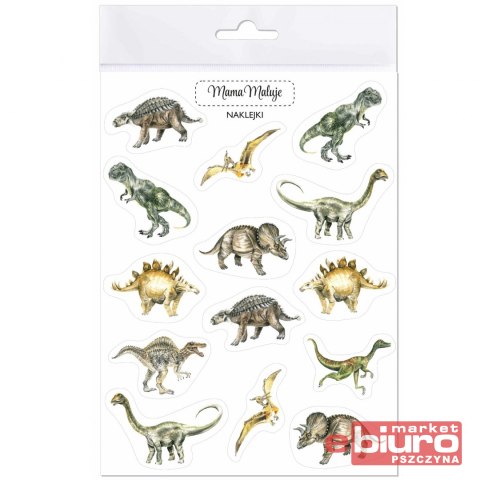 NAKLEJKI DINOZAURY