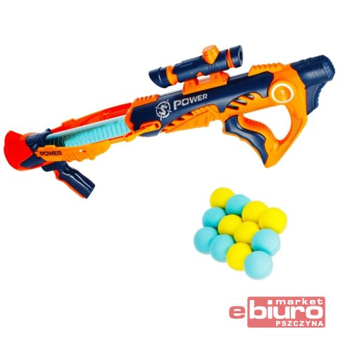 PISTOLET NA PIŁKI PIANKOWE 44X25X9 MC SPORT